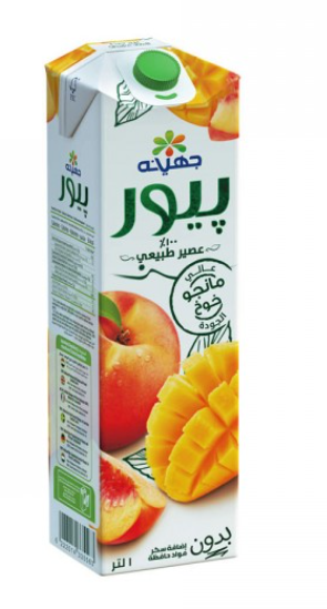 جهينة بيور عصير مانجو خوخ – 1 لتر