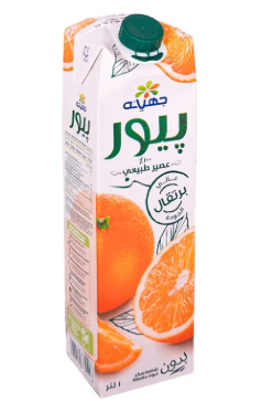 عصير برتقال بيور جهينه - 1لتر